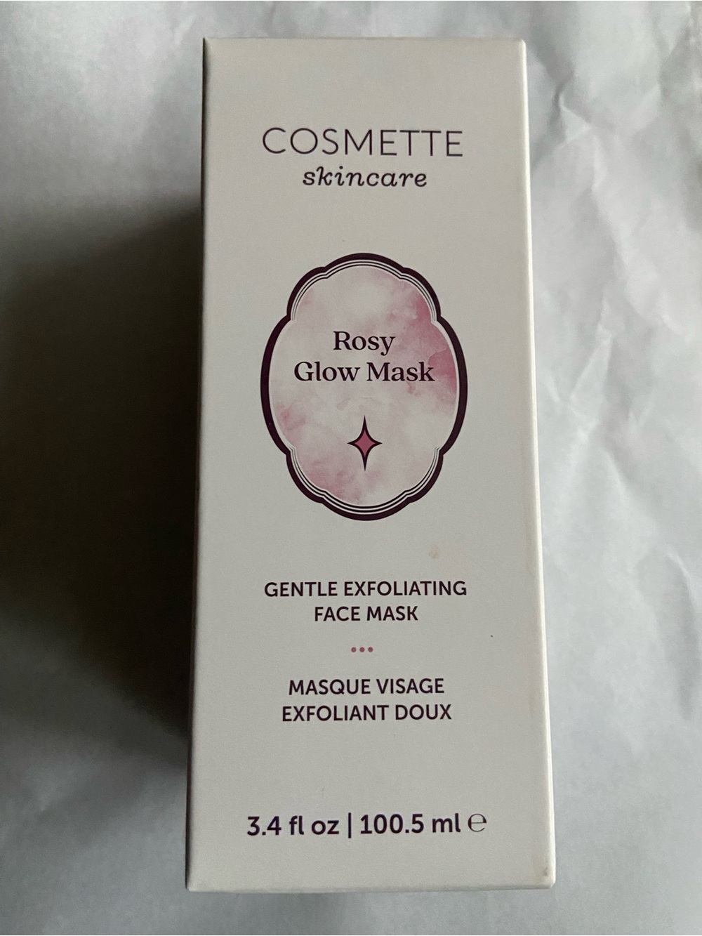 Cosmette Skincare Rosy Glow Mask Exfoliating